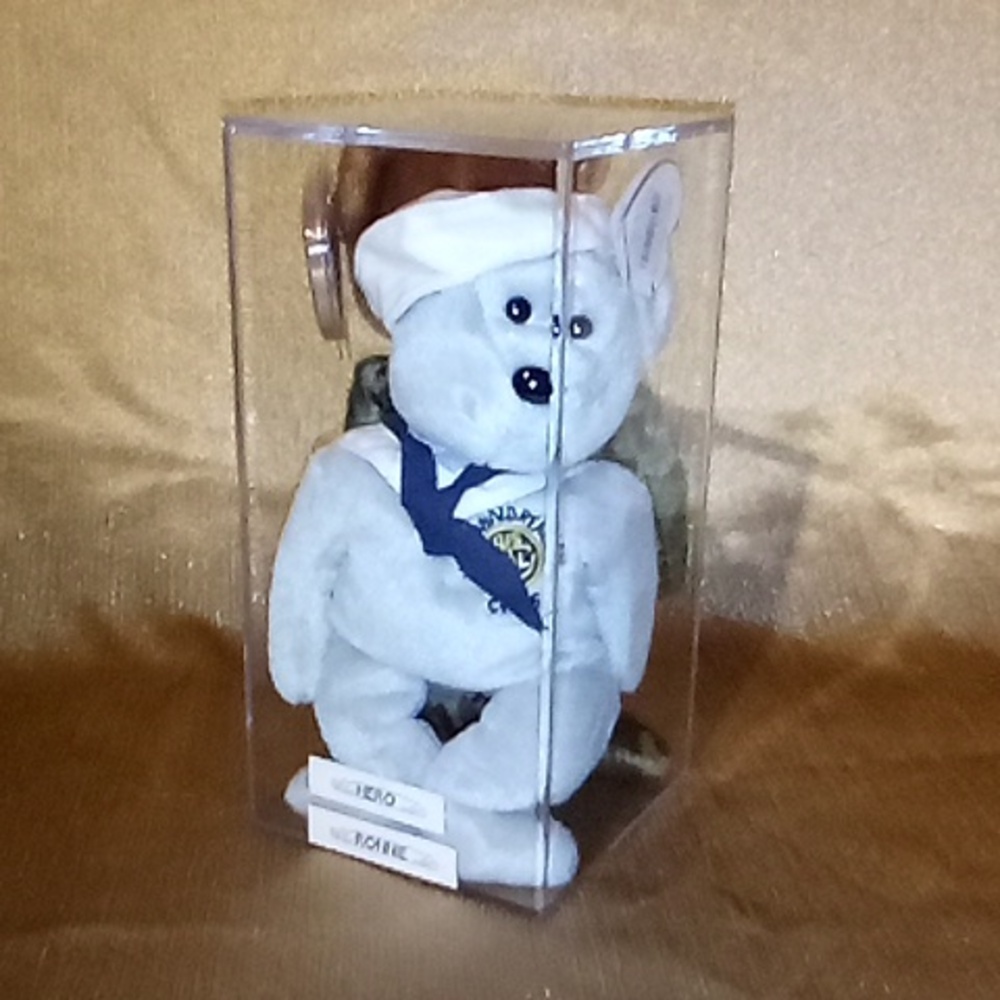Beanie babies Navy & Army